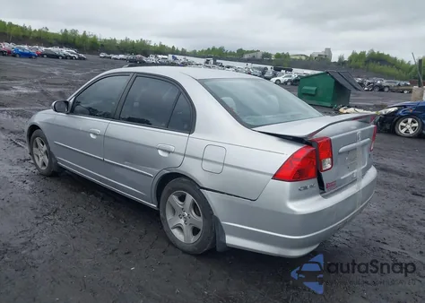 2004 Honda Civic Ex из США, поврежденный, VIN 2HGES26794H516831